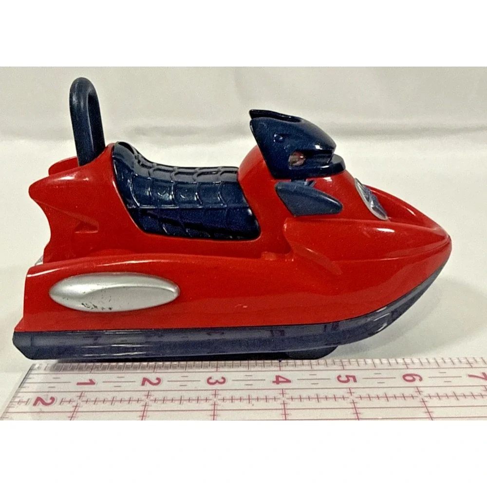 Marvel Spider-Man 2 Movie Jet Ski Toy Kids Red Blue 2004 Bump and Go Vehicle